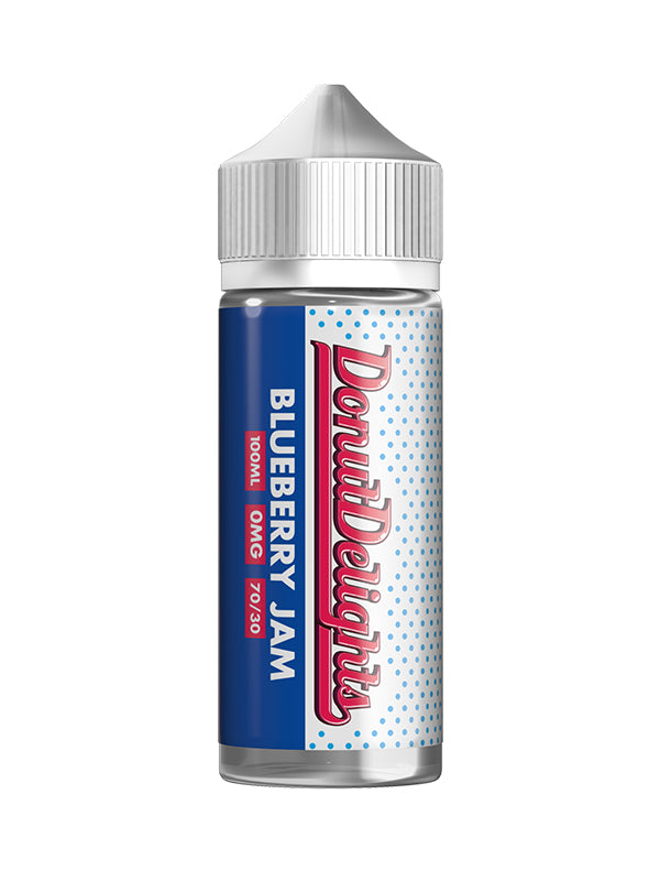 Donut Delights Blueberry Jam E-Liquid 120ml NYKecigs.com The Gourmet Vapor Shop