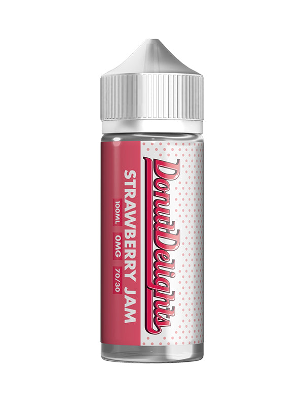 Donut Delights Strawberry Jam E-Liquid 120ml NYKecigs.com The Gourmet Vapor Shop
