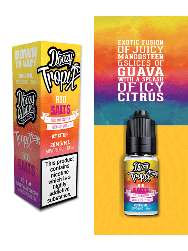 Doozy Tropix Rio Nic Salt E Liquid 10ml NYKecigs The Gourmet Vapor Shop