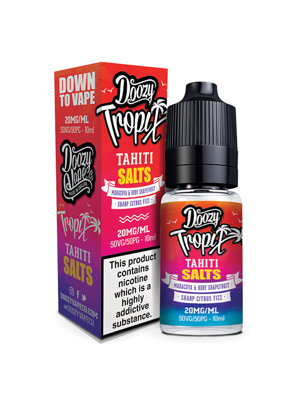 Doozy Tropix Tahiti Nic Salt E Liquid 10ml NYKecigs The Gourmet Vapor Shop