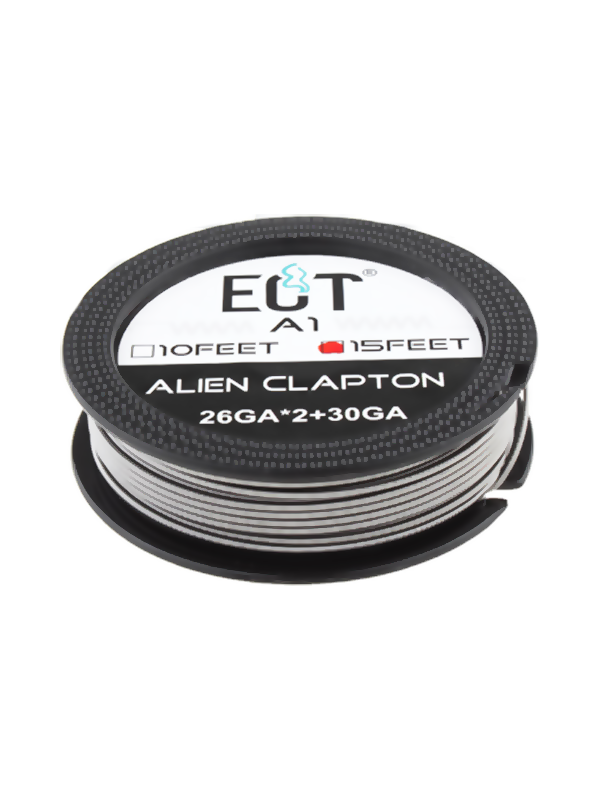 ECT Flat Alien Clapton Kanthal A1 26ga 15ft Wire - NYKECIGS