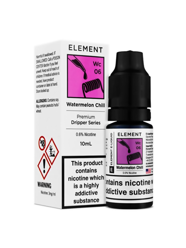 Watermelon Chill - Element E Liquid 10ml - NYKECIGS