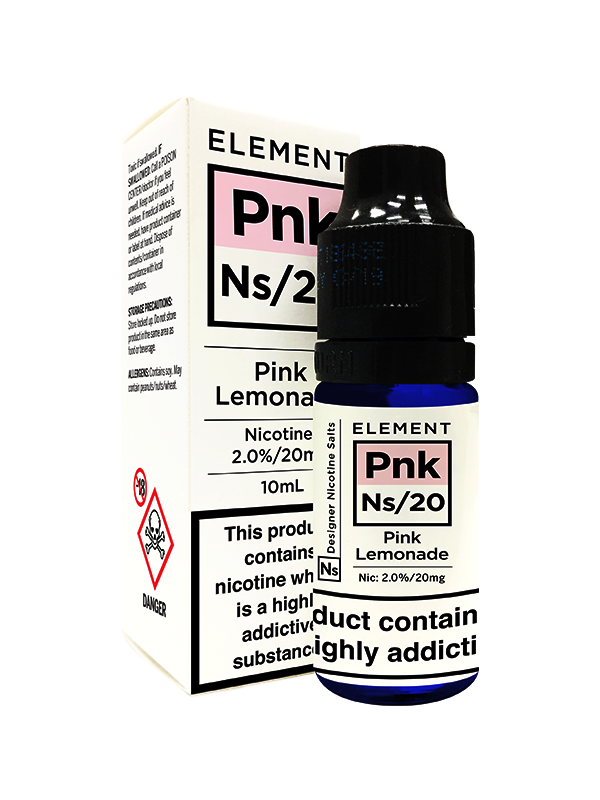 Element Salt NS20 Pink Lemonade E Liquid 10ml - NYKECIGS