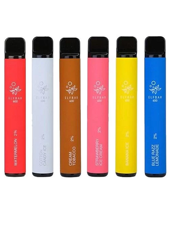 Elf Bar Banana Ice Disposable Vape 600 Puffs NYKecigs.com The Gourmet Vapor Shop