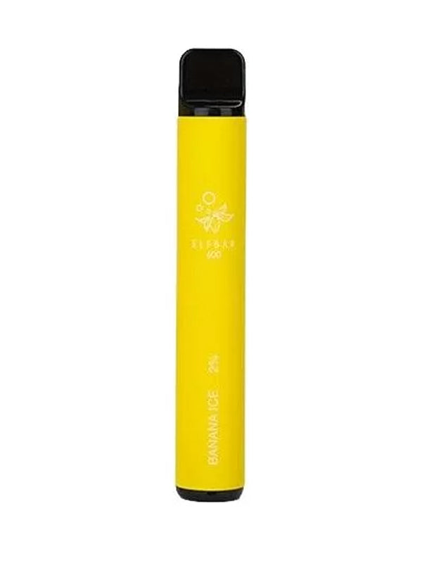Elf Bar Banana Ice Disposable Vape 600 Puffs NYKecigs.com The Gourmet Vapor Shop