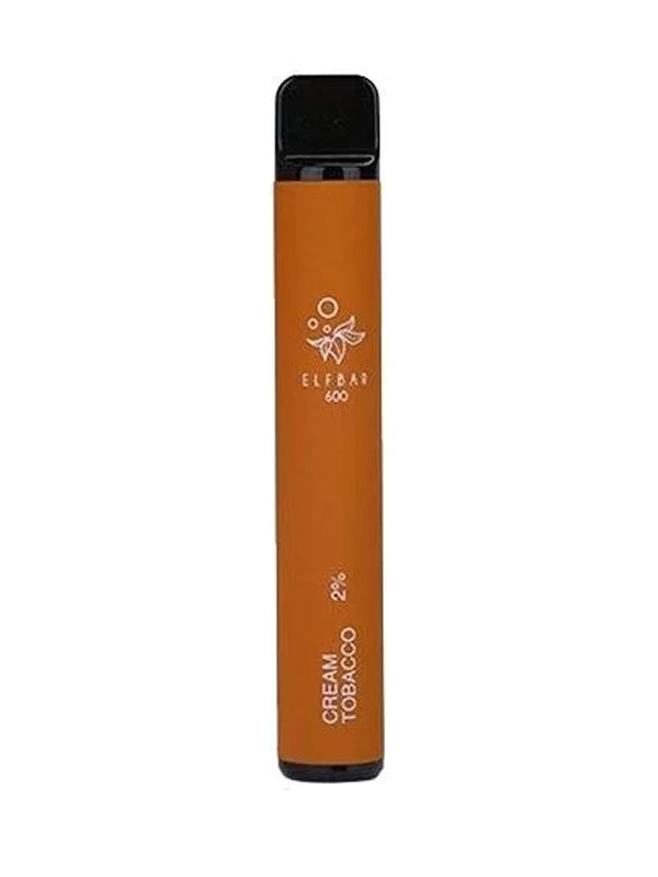 Elf Bar Cream Tobacco Disposable Vape 600 Puffs NYKecigs.com The Gourmet Vapor Shop