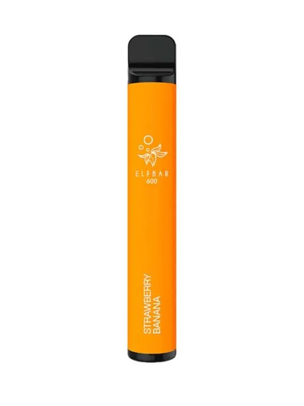 Elf Bar Strawberry Banana Disposable Vape 600 Puffs NYKecigs The Gourmet Vapor Shop
