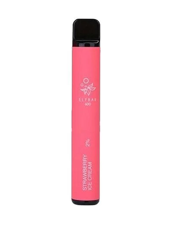 Elf Bar Strawberry Ice Cream Disposable Vape 600 Puffs NYKecigs.com The Gourmet Vapor Shop