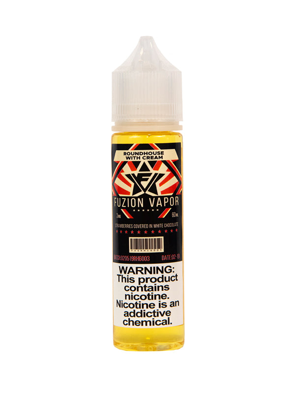 Fuzion Vapor Roundhouse with Cream E-Liquid 60ml NYKecigs.com The Gourmet Vapor Shop