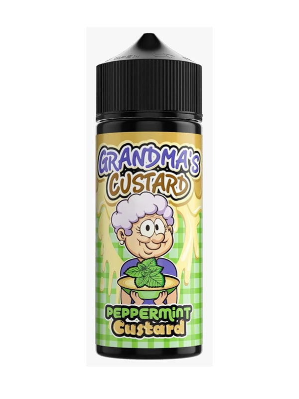 Grannies Custard Peppermint Custard E-Liquid 120ml  Dessert Flavour e-liquids