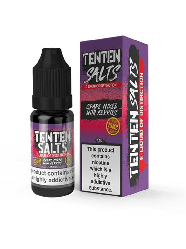 Grape Mixed Mixed Berries TenTen Salt E Liquid 10ml NYKecigs The Gourmet Vapor Shop