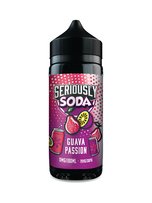 Guava Passion Seriously SODA E Liquid 120ml NYKecigs The Gourmet Vapor Shop