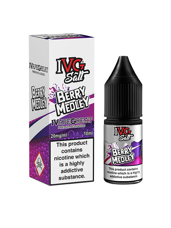 IVG Berry Medley Nic Salt E Liquid 10ml NYKecigs.com The Gourmet Vapor Shop