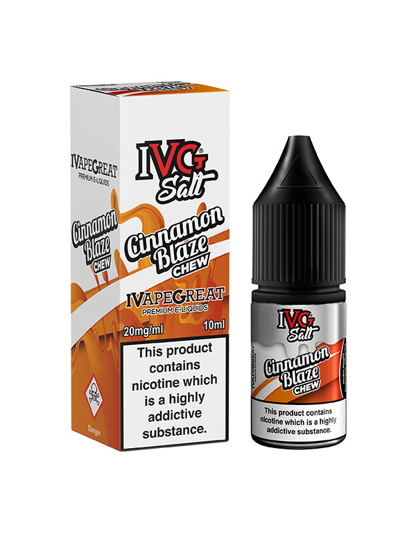 IVG Cinnamon Blaze Nic Salt E Liquid 10ml NYKecigs.com The Gourmet Vapor Shop