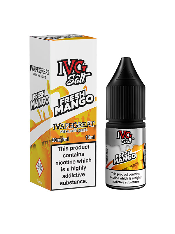 IVG Fresh Mango Nic Salt E Liquid 10ml NYKecigs.com The Gourmet Vapor Shop