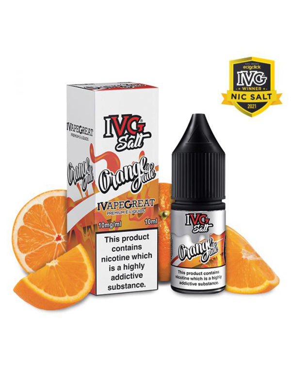 IVG Orangeade Nic Salt E Liquid 10ml NYKecigs The Gourmet Vapor Shop