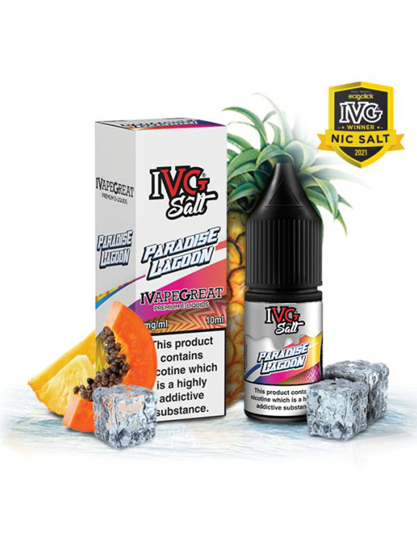 IVG Paradise Lagoon Nic Salt E Liquid 10ml NYKecigs.com The Gourmet Vapor Shop