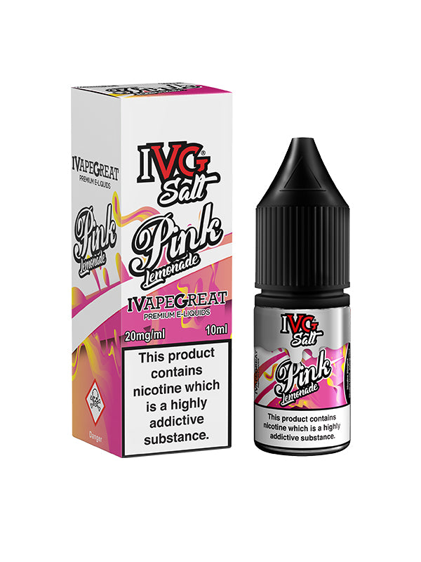 IVG Pink Lemonade Nic Salt E Liquid 10ml NYKecigs.com The Gourmet Vapor Shop