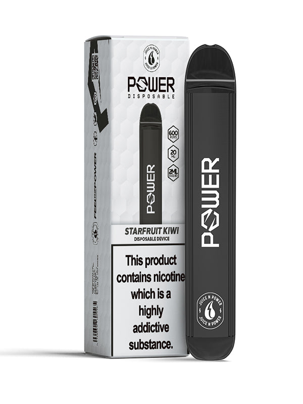 Juice N Power Starfruit Kiwi Disposable Bar NYKecigs.com The Gourmet Vapor Shop