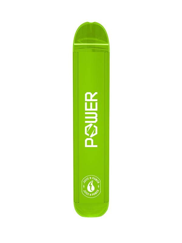 Juice N Power Sour Apple Disposable Bar NYKecigs.com The Gourmet Vapor Shop