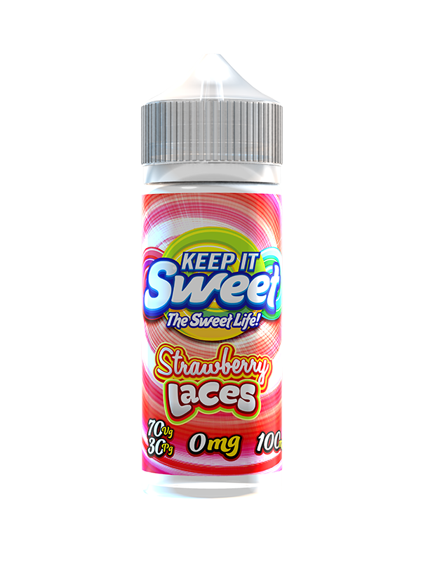 Keep it Sweet Strawberry Laces 120ml E Liquid - NYKecigs