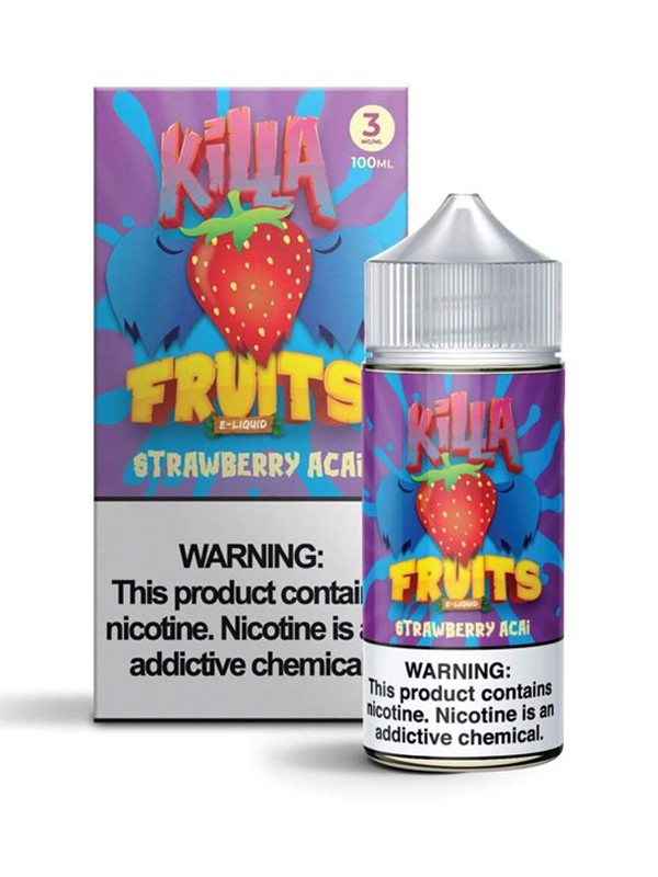 Killa Fruits Strawberry Acai 120ml E Liquid - NYKECIGS