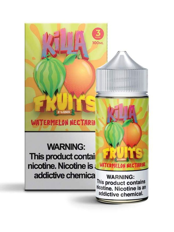 Killa Fruits Watermelon Nectarine 120ml E Liquid - NYKECIGS