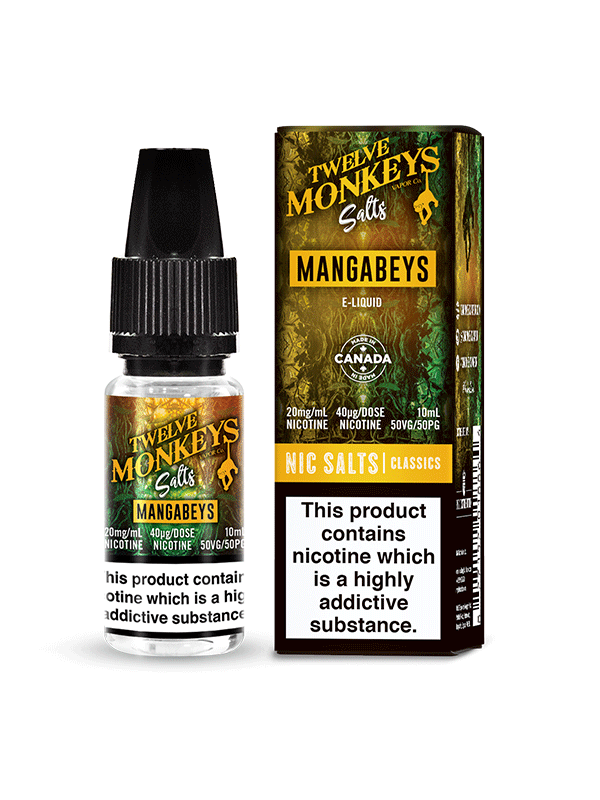 Twelve Monkeys Mangabeys NicSalt E-Liquid 10ml - NYKecigs.com