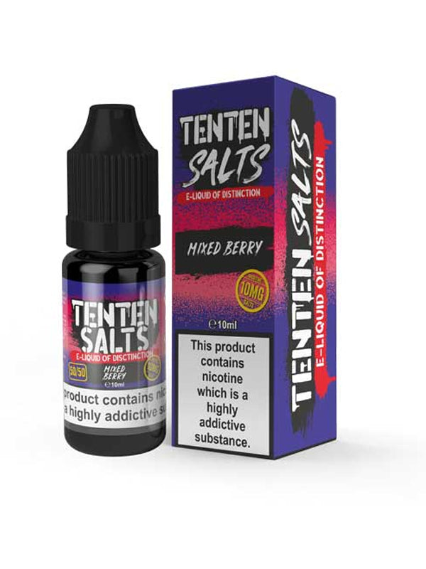 Mixed Berry TenTen Salt E Liquid 10ml NYKecigs The Gourmet Vapor Shop