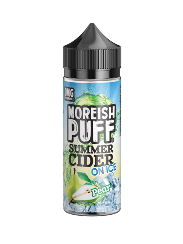Moreish Puff Summer Cider on ICE Pear 120ml E Liquid NYKecigs.com