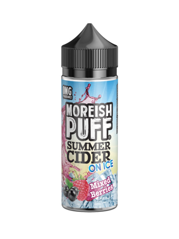 Moreish Puff Summer Cider on ICE Mixed Berries 120ml E Liquid NYKecigs.com