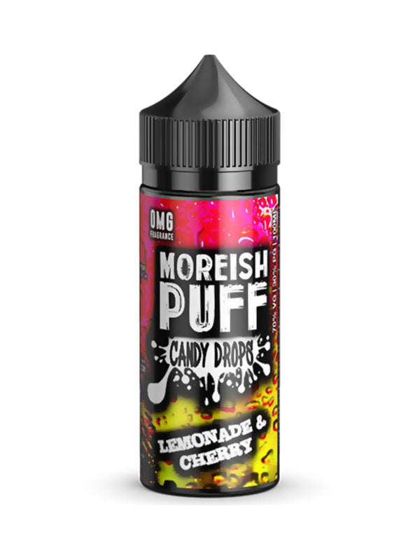Moreish Puff Candy Drops Lemonade Cherry 120ml E Liquid