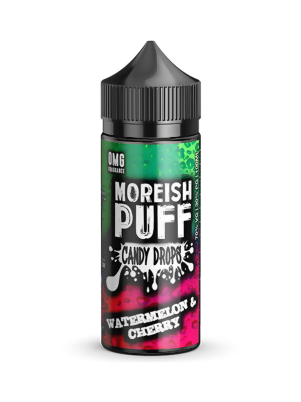 Moreish Puff Candy Drops Watermelon & Cherry 120ml E Liquid - NYKecigs