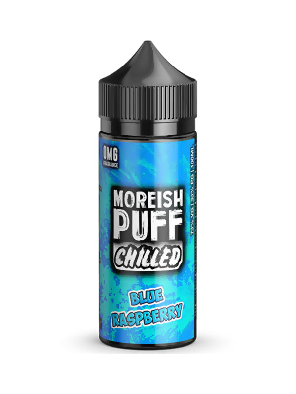Moreish Puff Chilled Blue Raspberry 120ml E Liquid - NYKecigs