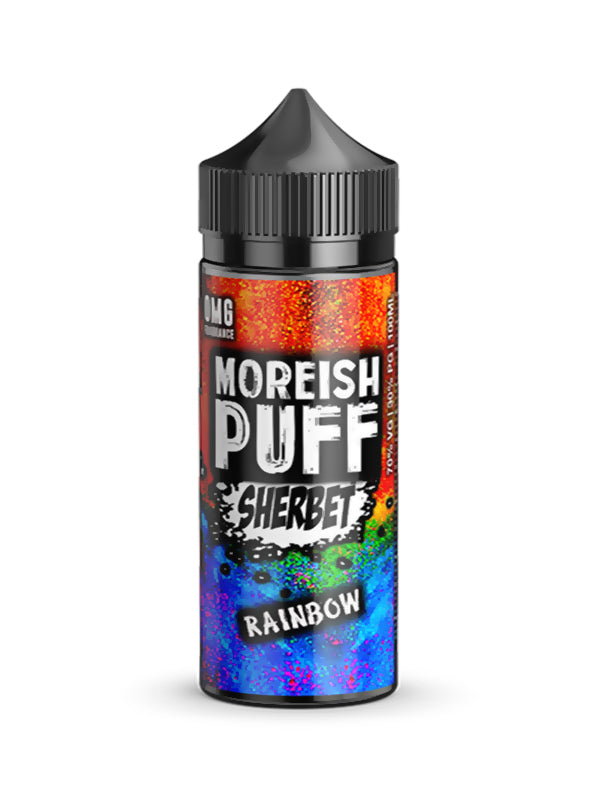 Moreish Puff Sherbet Rainbow 120ml E Liquid - NYKecigs