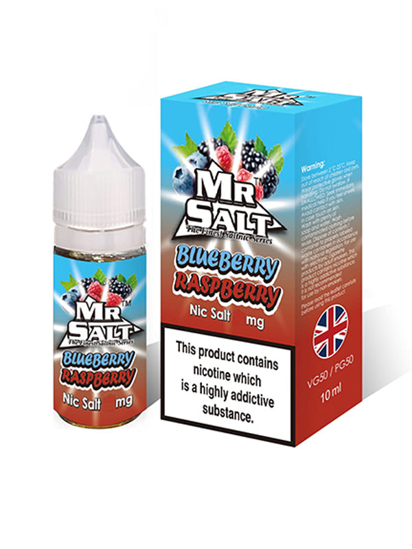 Mr Salt Blueberry Raspberry Nic Salt E Liquid 10ml NYKecigs The Gourmet Vapor Shop