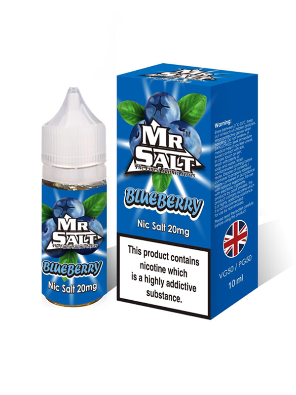 Mr. Salt Blueberry NicSalts E Liquid 10ml - NYKECIGS