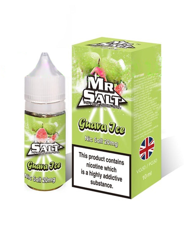 Mr Salt Guava Ice Nic Salt E Liquid 10ml NYKecigs.com The Gourmet Vapor Shop