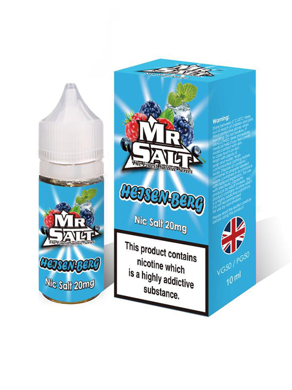 Mr Salt Heisenberg Nic Salt E Liquid 10ml NYKecigs.com The Gourmet Vapor Shop