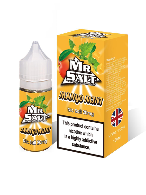 Mr. Salt Mango Mint NicSalts E Liquid 10ml - NYKECIGS