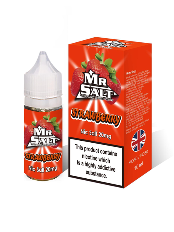 Mr. Salt Strawberry NicSalts E Liquid 10ml - NYKECIGS
