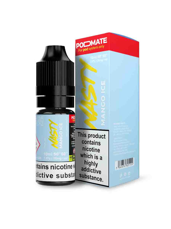 Nasty PodMate Salt Mango Ice E Liquid 10ml NYKecigs The Gourmet Vapor Shop