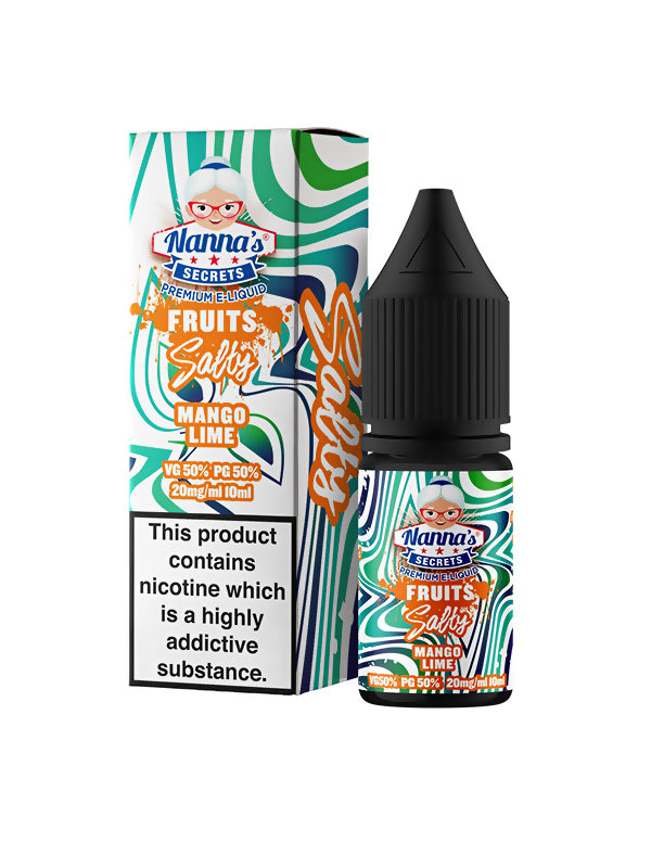 Nanna's Secrets Premium Nic Salts E-Liquid - NYKecigs