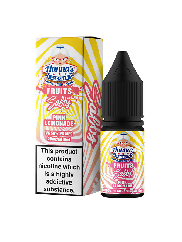 Nanna's Secrets Pink Lemonade Salt Nic - NYKecigs