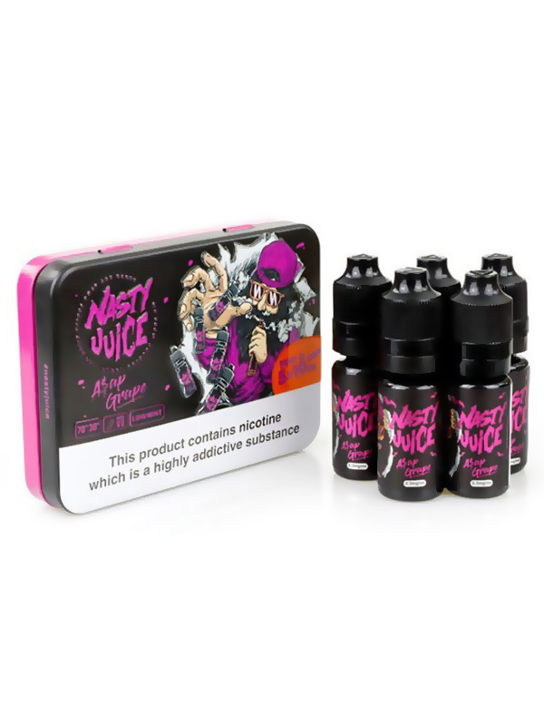 ASAP Grape - Nasty Juice E Liquid Multipack - NYKECIGS