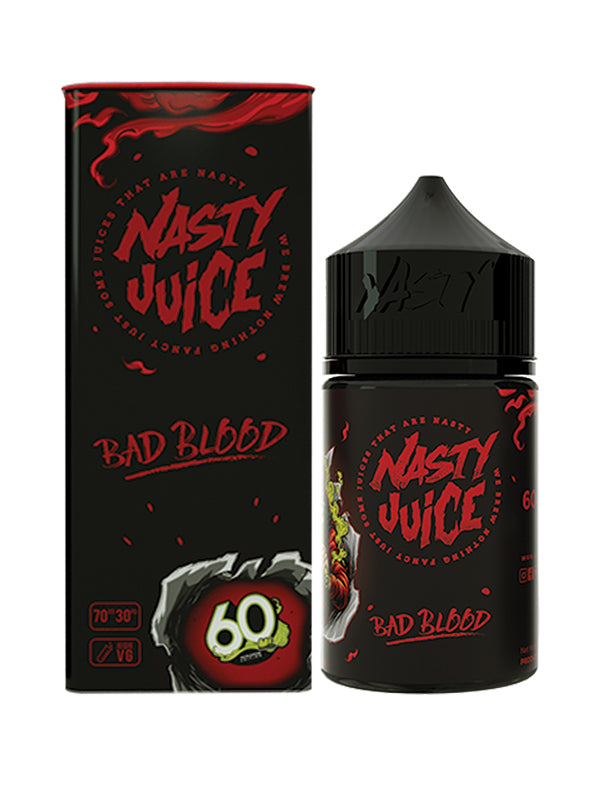 Nasty Juice Bad Blood E-Liquid 60ml NYKecigs.com The Gourmet Vapor Shop