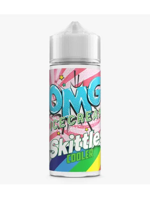 OMG Ice Cream Skittles Cooler E Liquid 120ml NYKecigs The Gourmet Vapor Shop