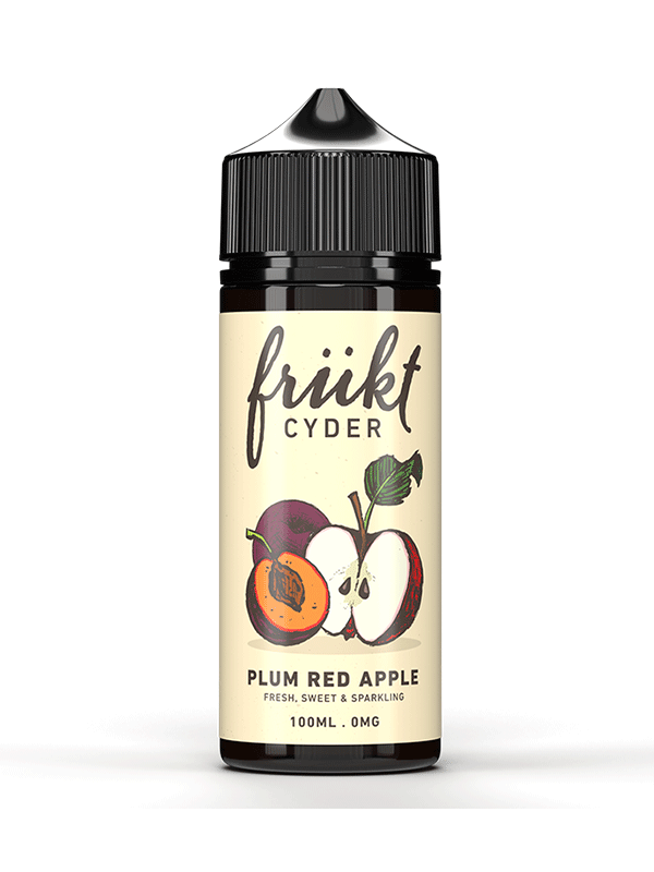 Frukt Cyder Plum Red Apple 120ml E Liquid - NYKecigs.com