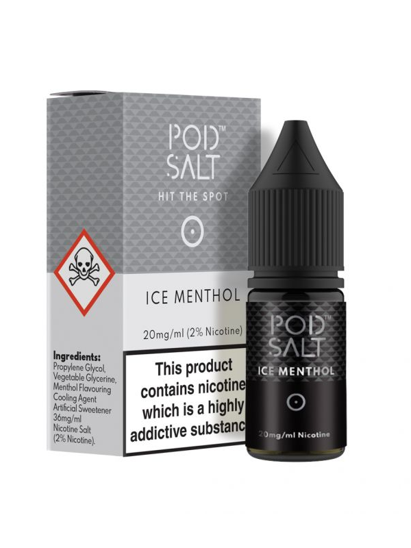 Pod Salt Ice Menthol NicSalts E Liquid 10ml - NYKECIGS