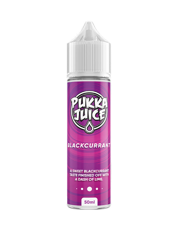 Pukka Juice Blackcurrant Shortfill Eliquid NYKecigs.com The Gourmet Vapor Shop